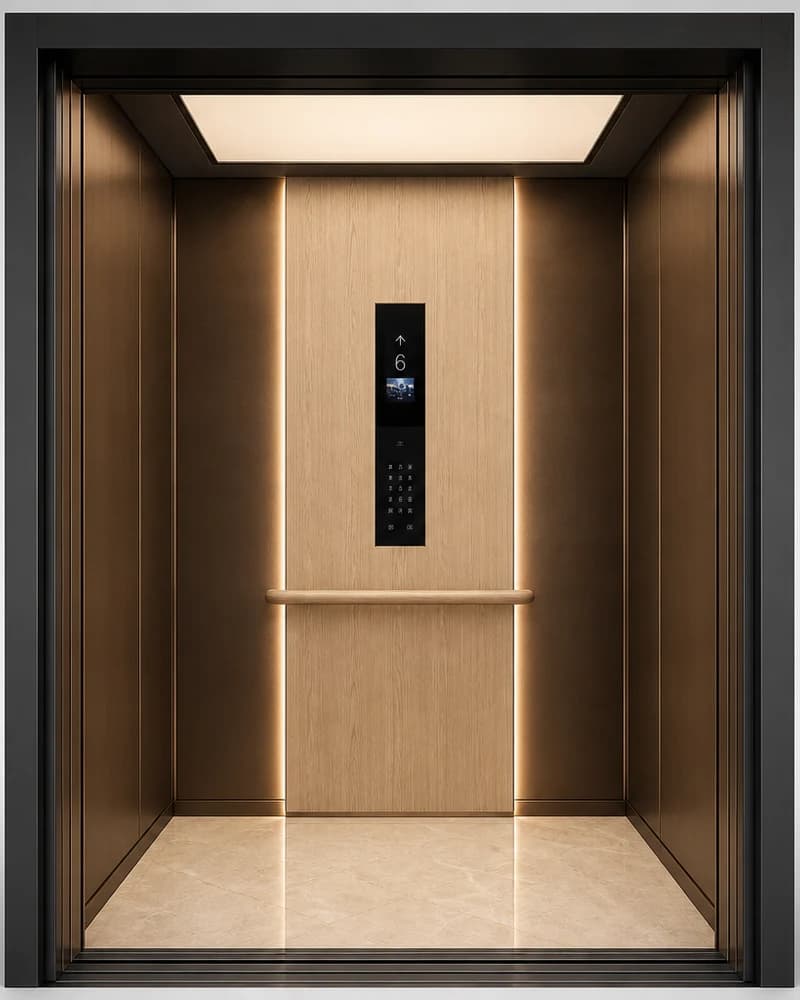 نمای داخلی کابین توس اسکاندیناوی