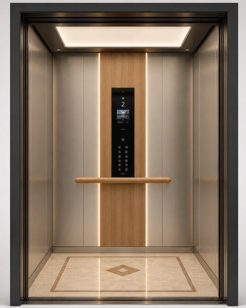 نمای داخلی کابین چوب تیک دریایی