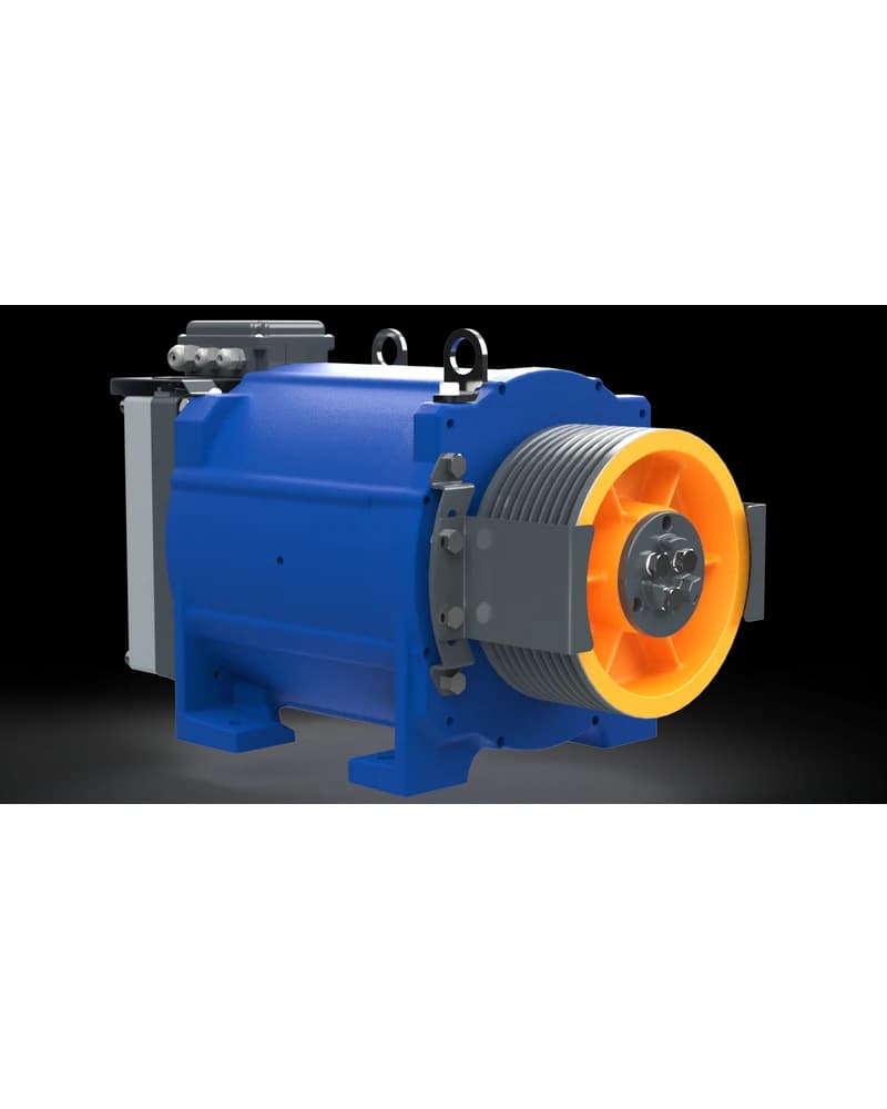 موتور کشش AKIS AK 300، ظرفیت 800–1,275 kg، موتورخانه یا بدون موتورخانه (MR/MRL)