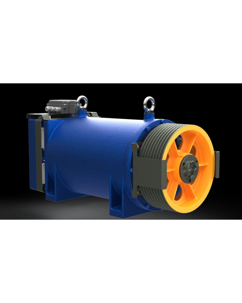 موتور کشش AKIS AK 600، ظرفیت 1,600 kg، موتورخانه یا بدون موتورخانه (MR/MRL)