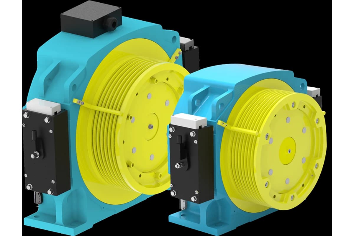 موتور کشش WITTUR WSG-10.2، ظرفیت 2,500 kg، بدون موتورخانه (MRL)