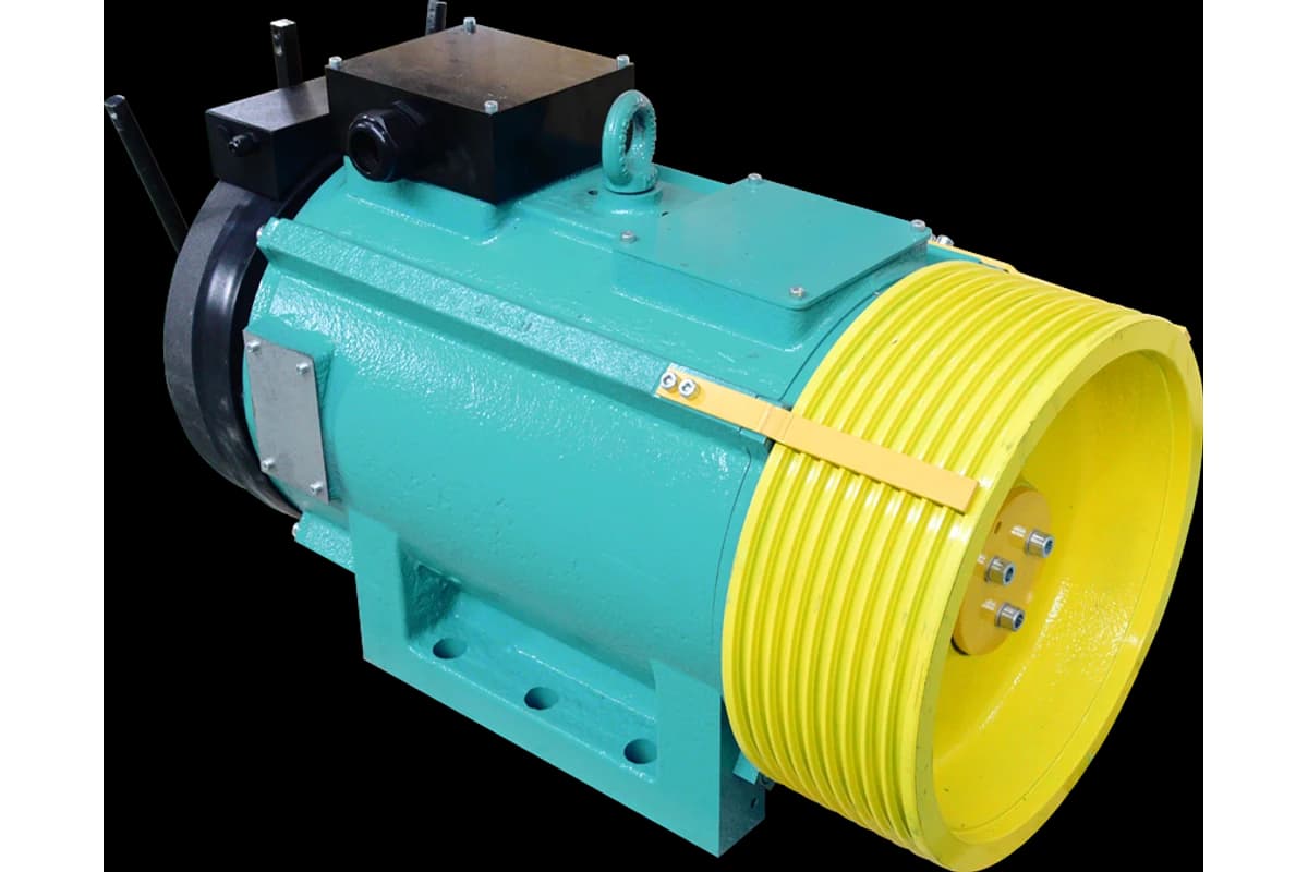 موتور کشش WITTUR WSG-MFC.3، ظرفیت 1,600 kg، بدون موتورخانه (MRL)