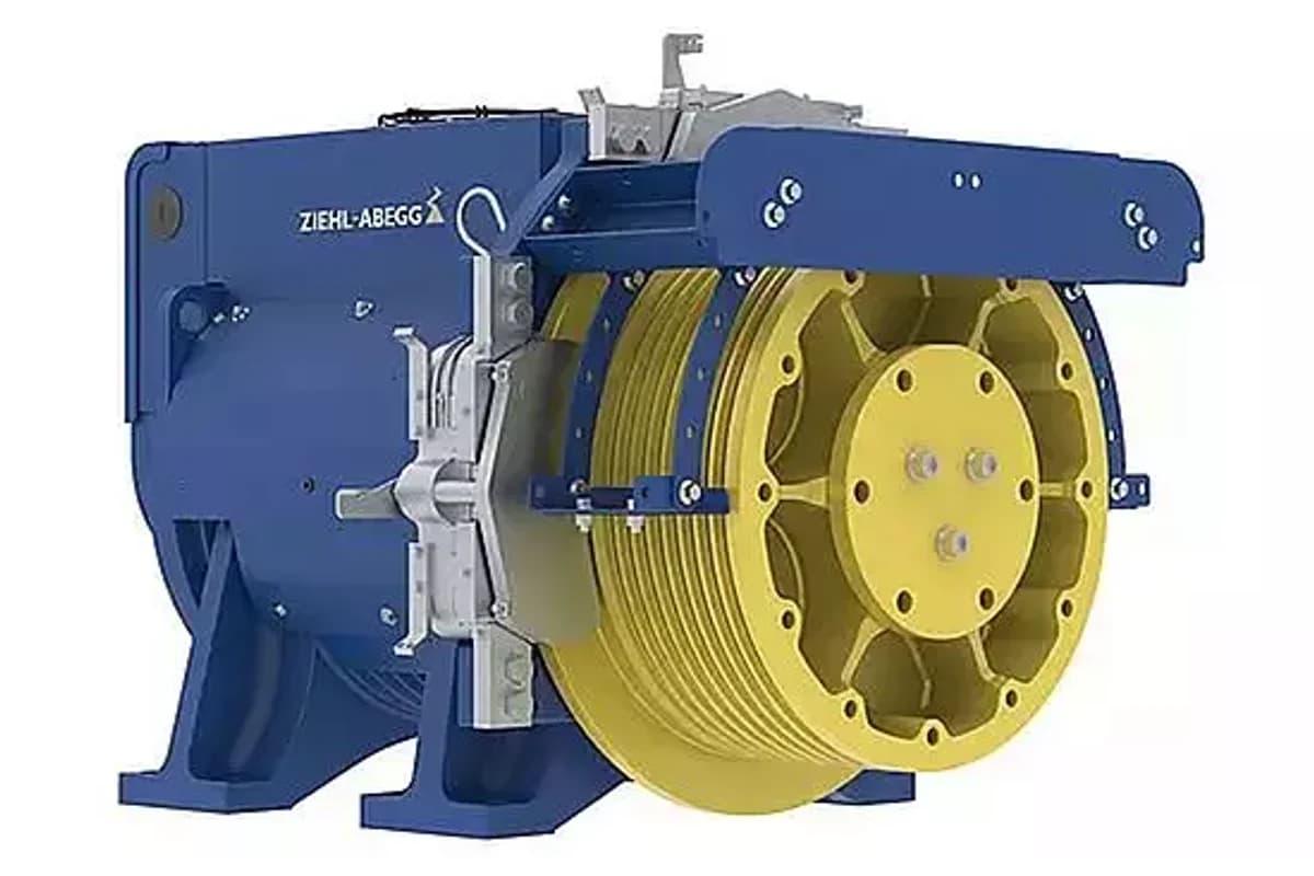 موتور کشش گیرلس زیلابگ ZIEHL-ABEGG ZAtop SM315.100A