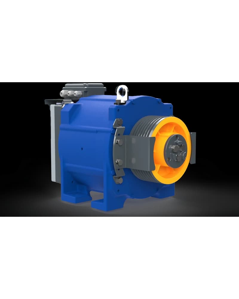 محرك جر AKIS AK 150، حمولة 320–480 kg، غرفة ماكينة أو بدون (MR/MRL)