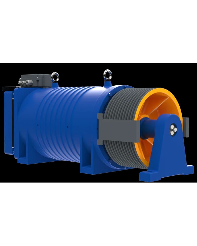 محرك جر AKIS AK 2-8، حمولة 3,000–3,500 kg، غرفة ماكينة أو بدون (MR/MRL)