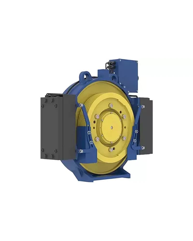 موتور کشش ZIEHL-ABEGG SL506، ظرفیت 675 kg (2:1)، بدون موتورخانه (MRL)